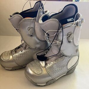 Burton Silver and Gray Winter Boots